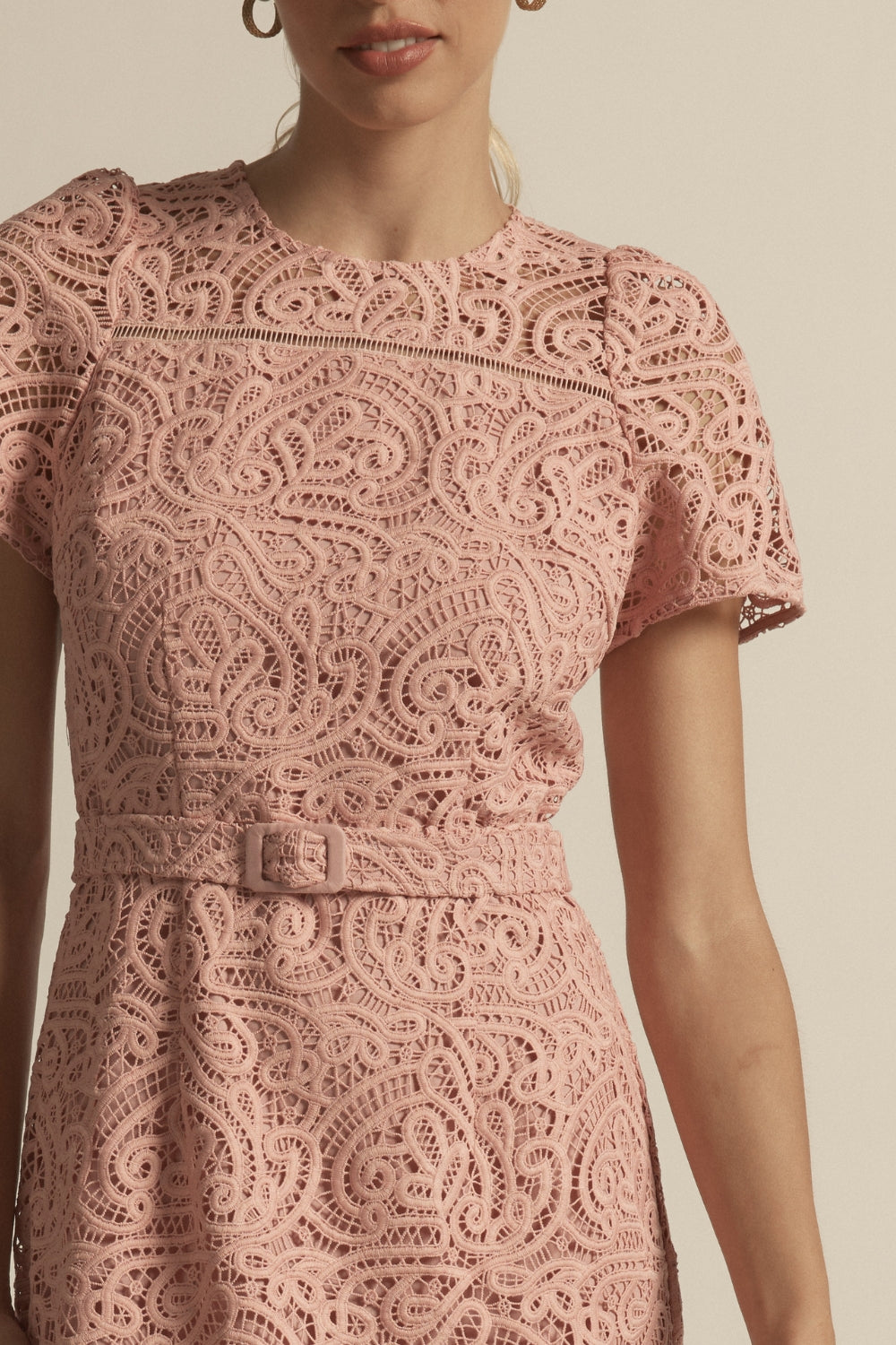 Sundown Lace Dress - petal swirl|  zoe kratzmann| considered design