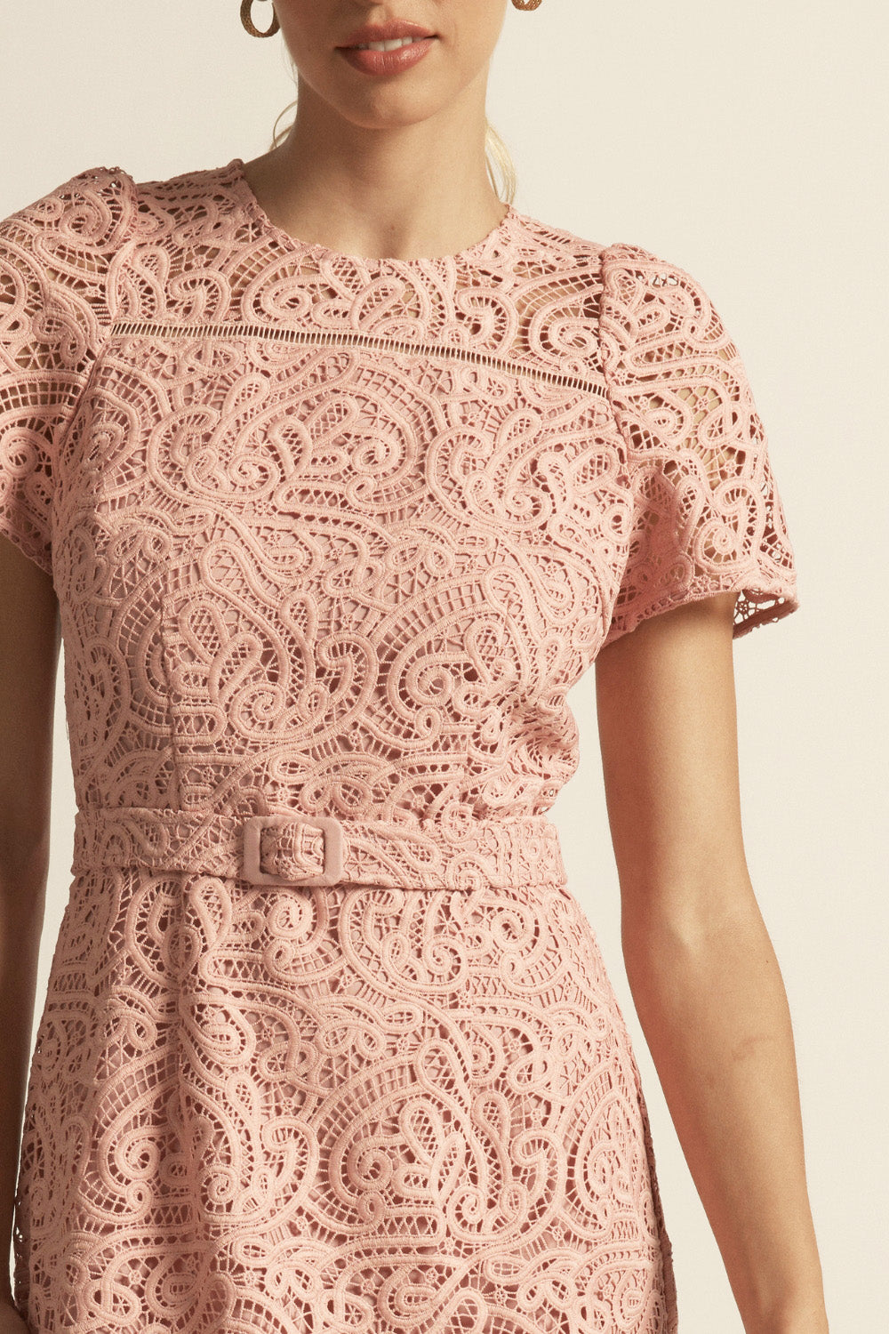 Sundown Lace Dress - petal swirl|  zoe kratzmann| considered design