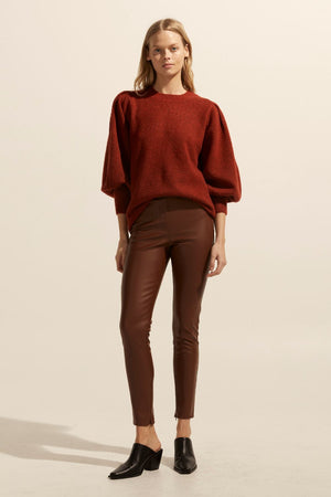 survey knit - Clay