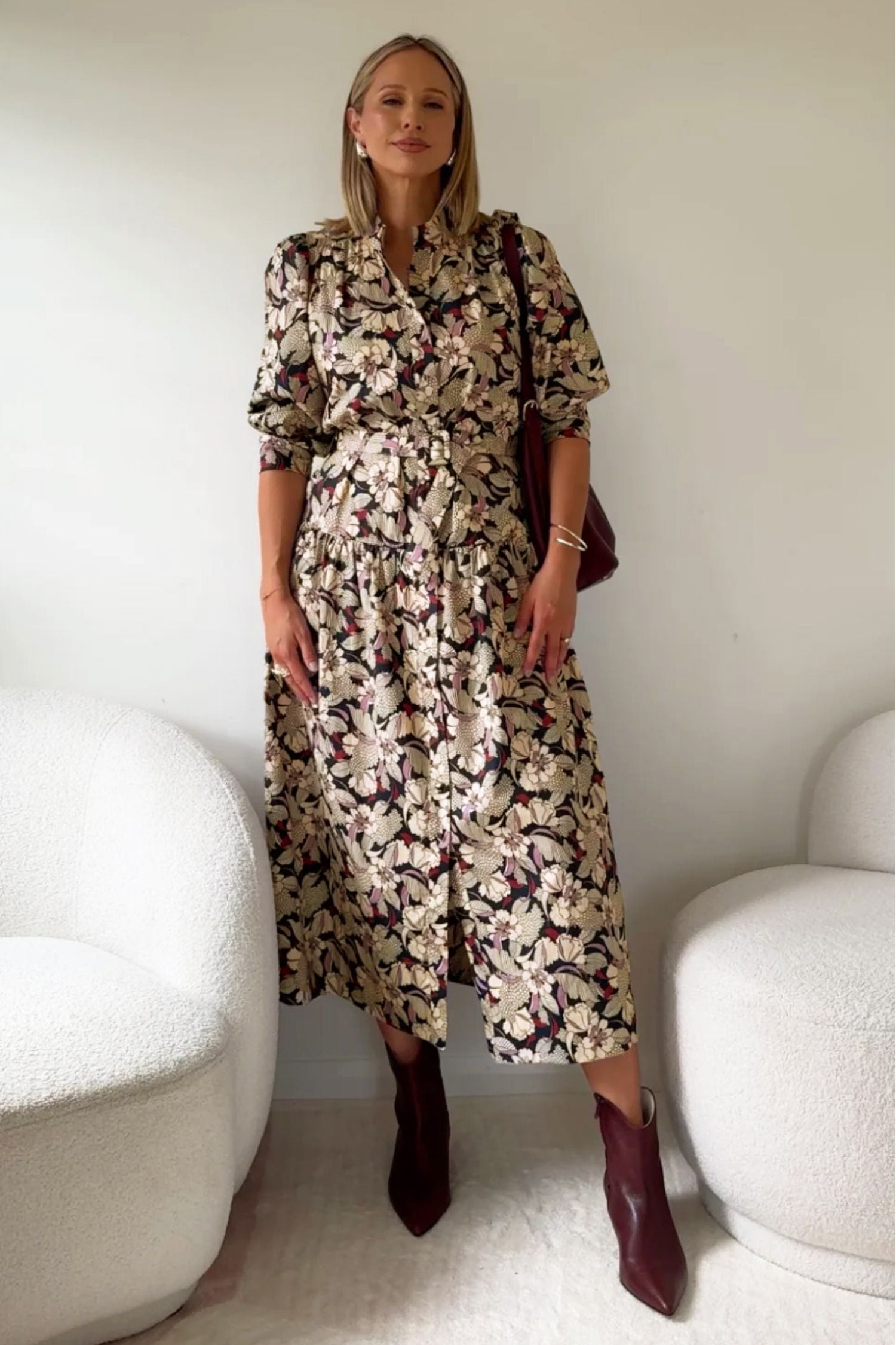 Reverie dress - berry garden|  zoe kratzmann| considered design