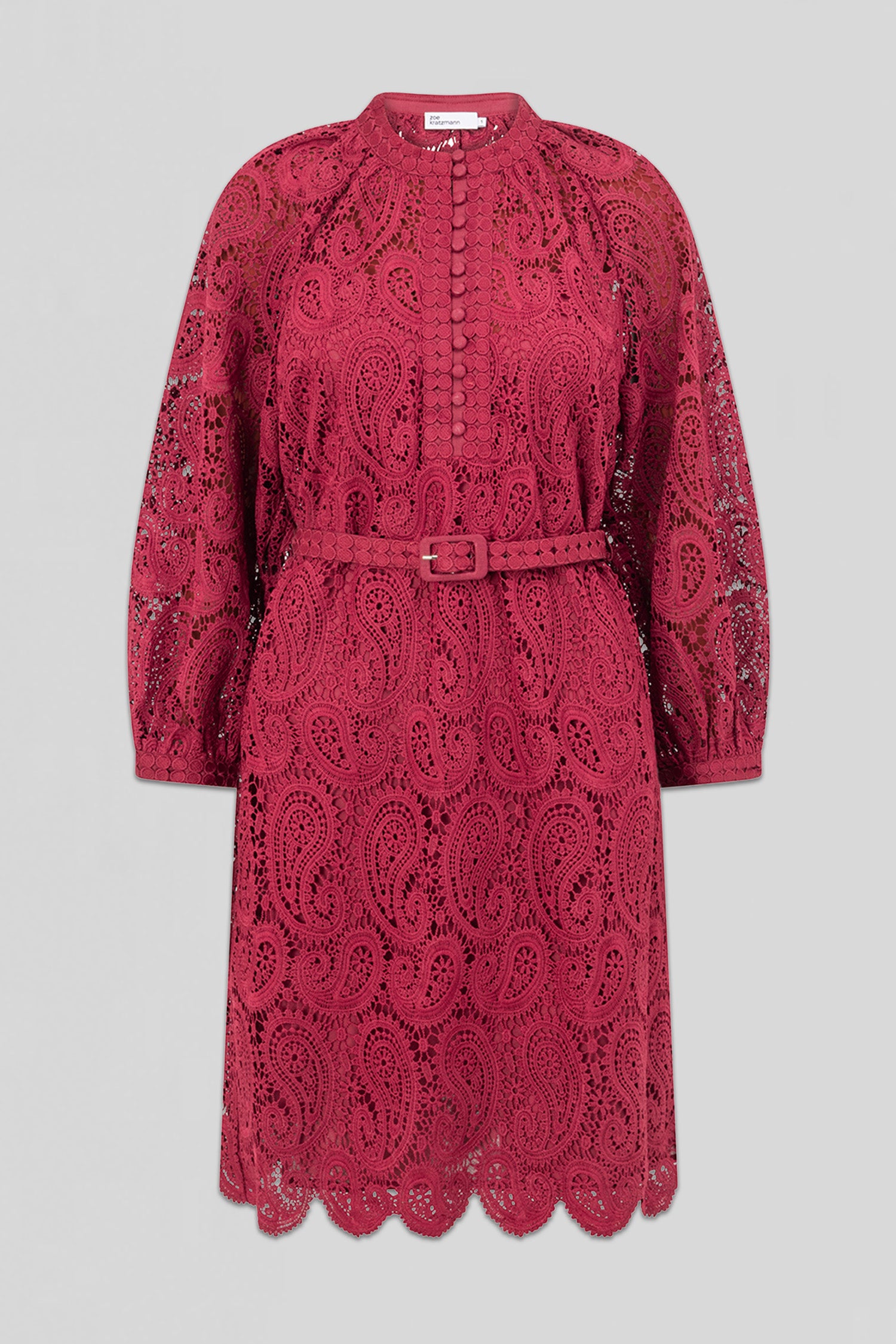 wisp dress - raspberry|  zoe kratzmann| considered design