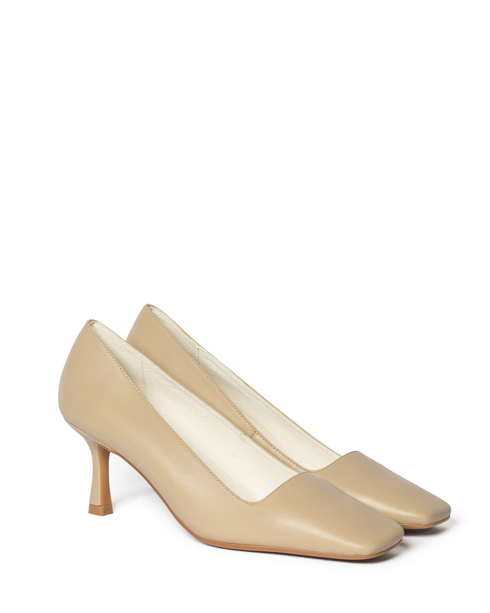 coupe heel - sesame