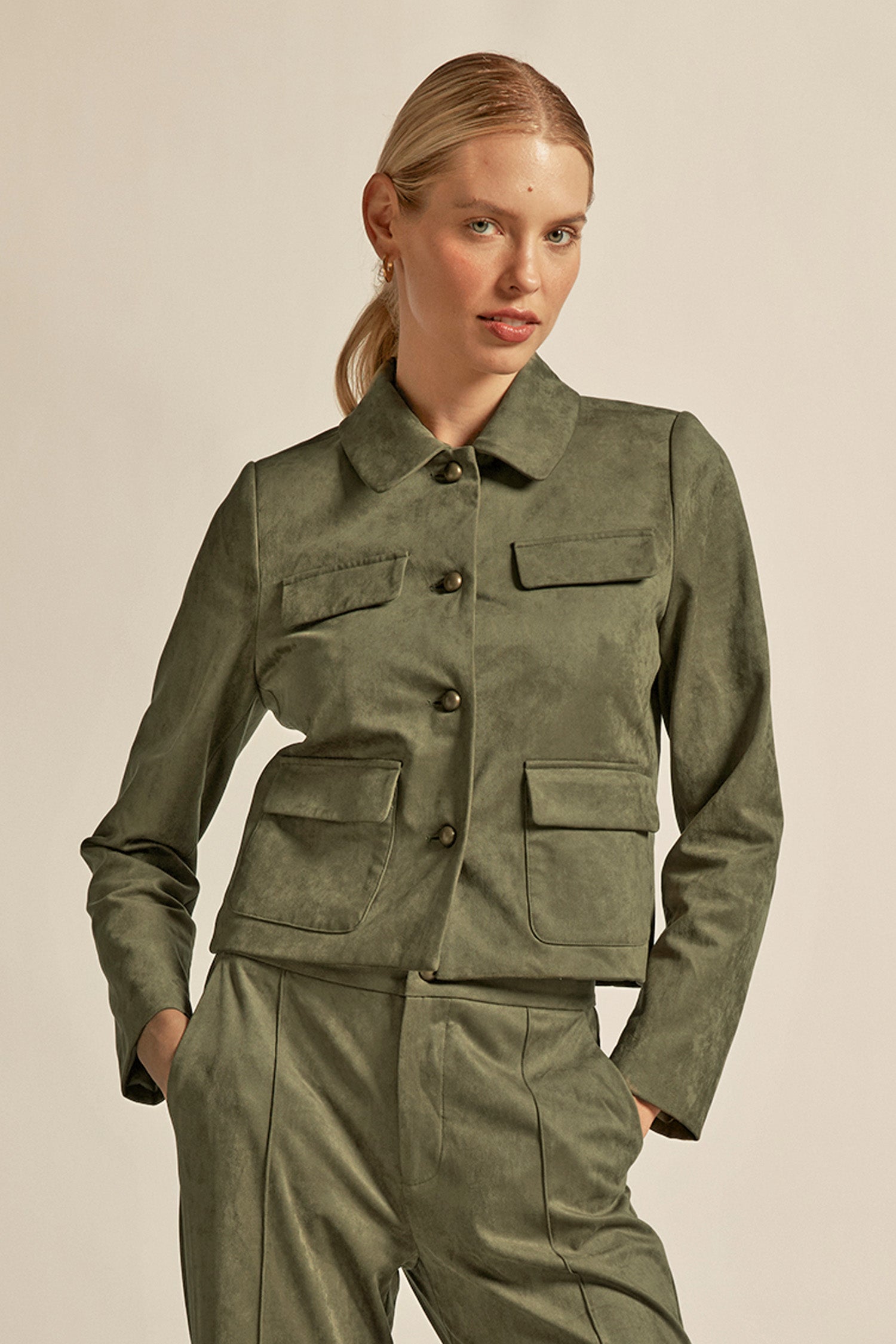 abound jacket - olive|  zoe kratzmann| considered design