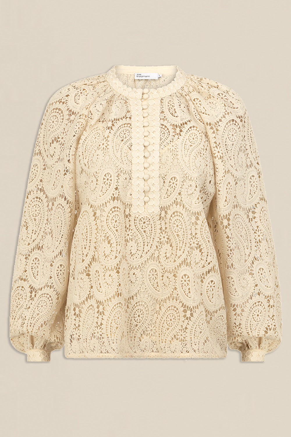 adorn top - ecru
