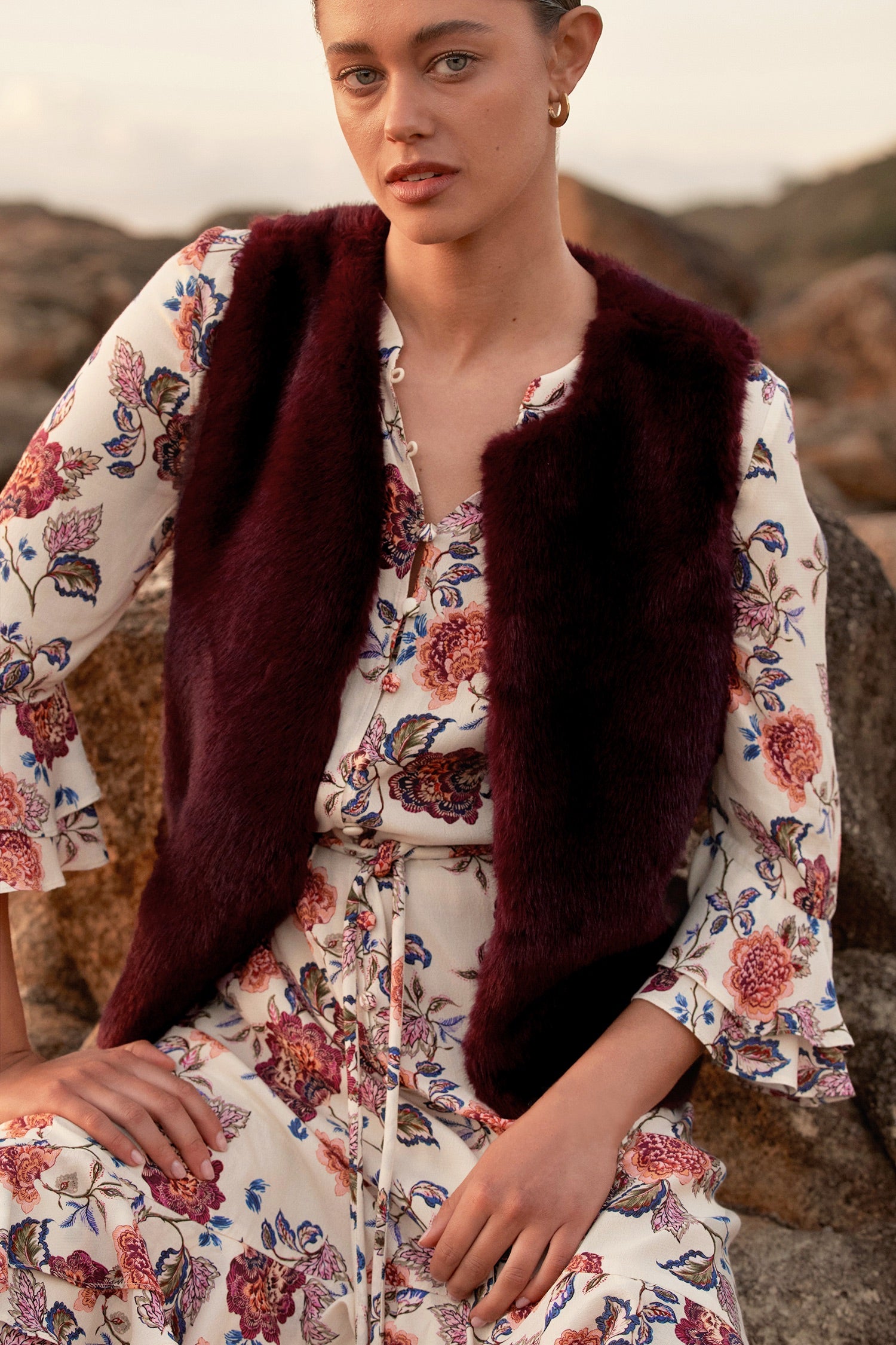 Affirm vest - berry|  zoe kratzmann| considered design