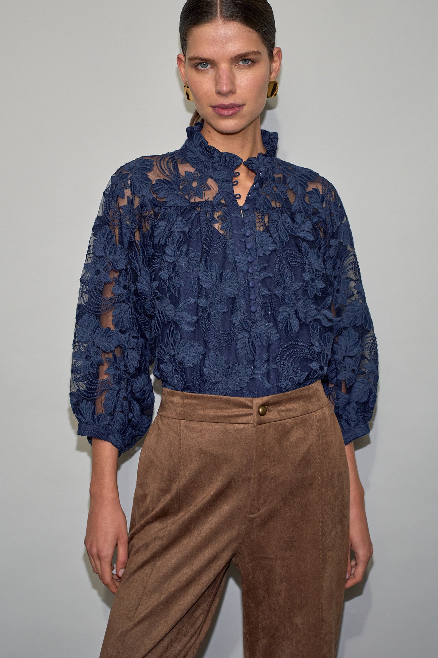 alight top - navy|  zoe kratzmann| considered design