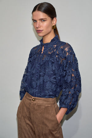 alight top - navy|  zoe kratzmann| considered design