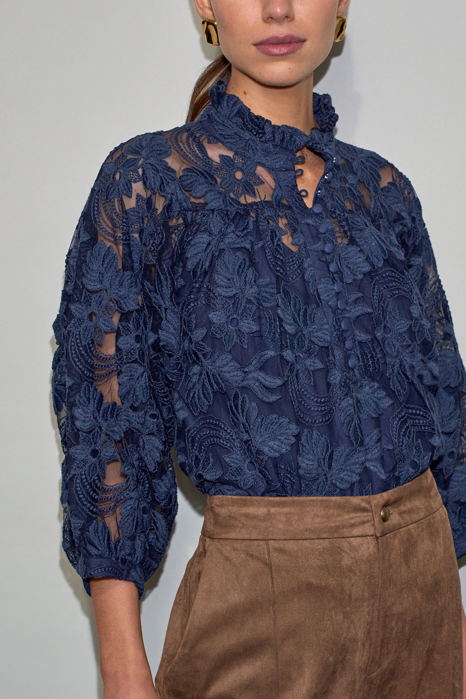 alight top - navy|  zoe kratzmann| considered design