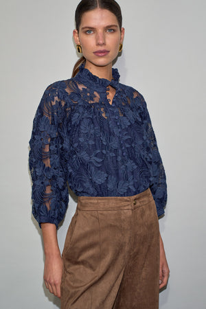 alight top - navy|  zoe kratzmann| considered design