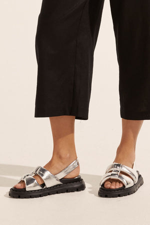 arc sandal - platinum