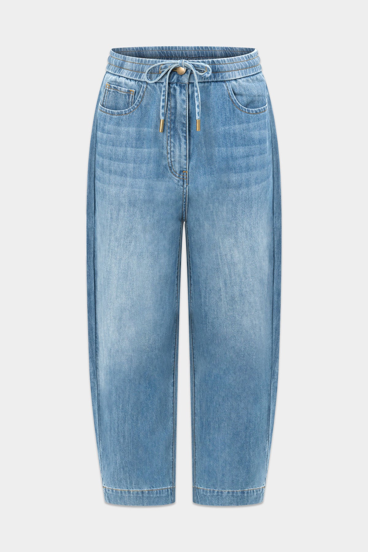 ascend pant - mid wash denim