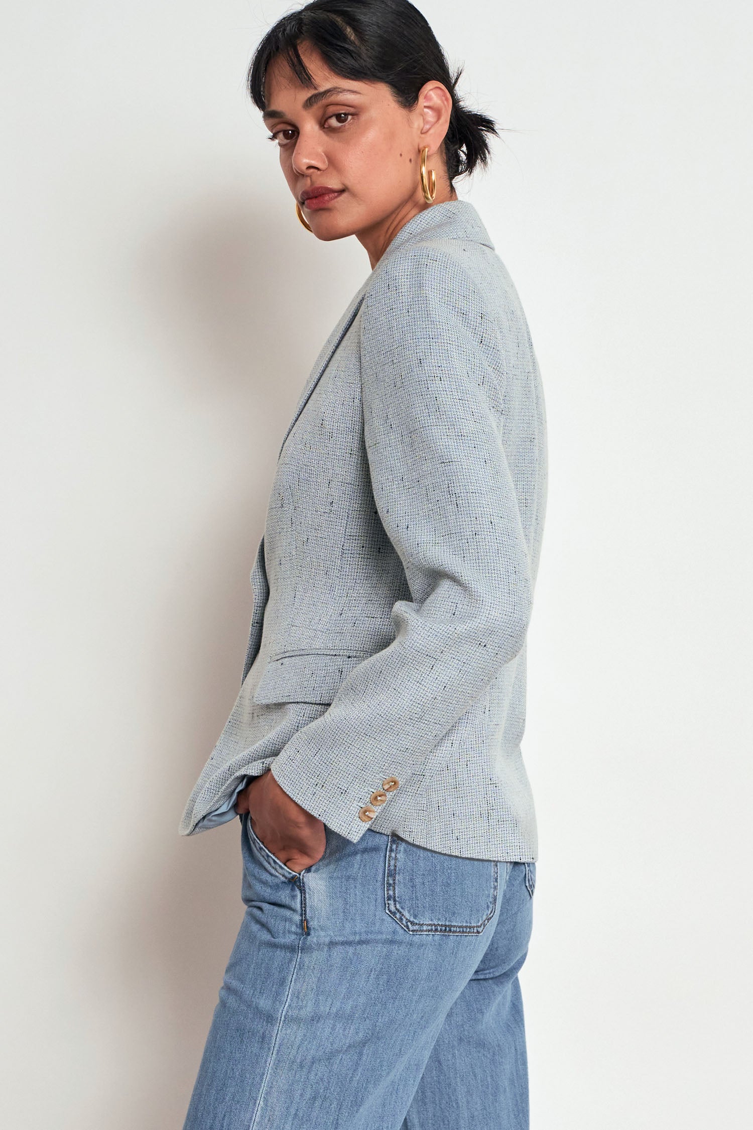 balance jacket - tide