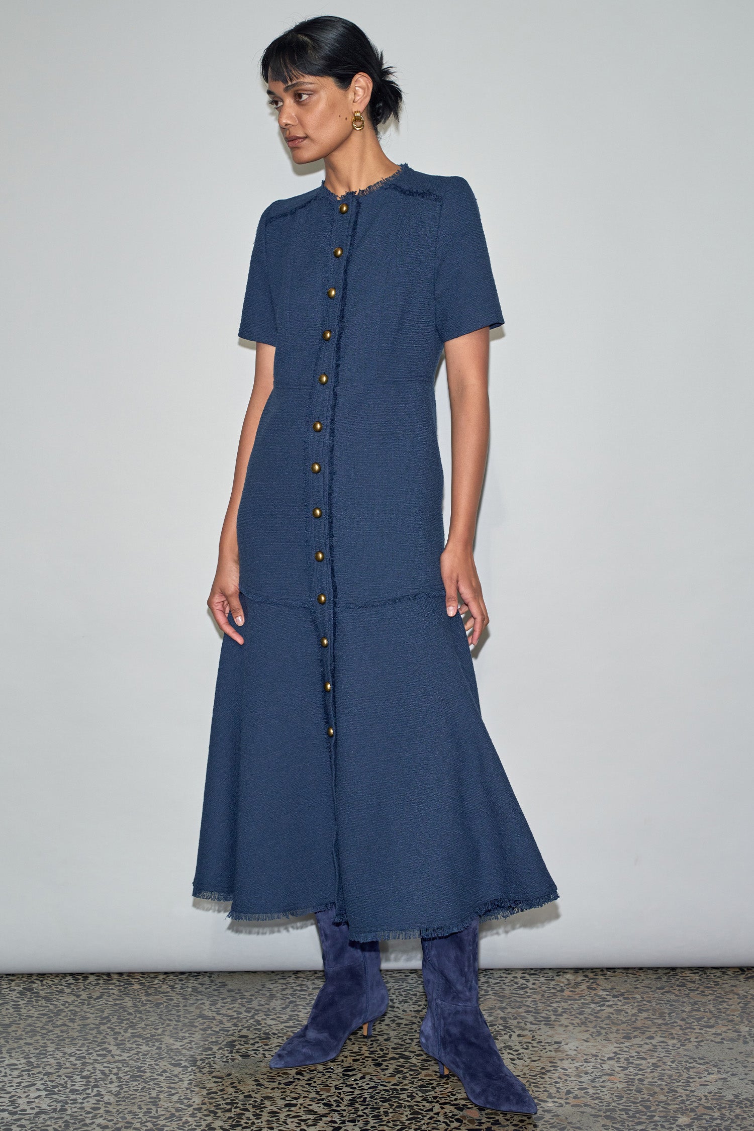 banter dress - navy|  zoe kratzmann| considered design