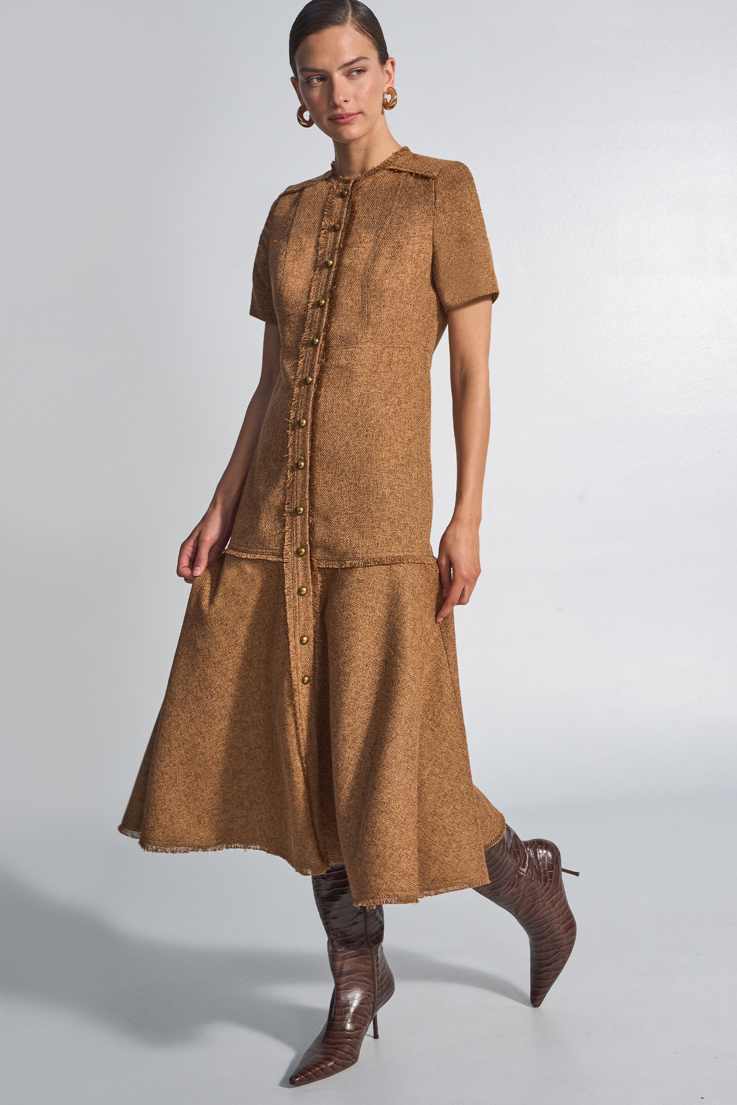 banter dress - toffee