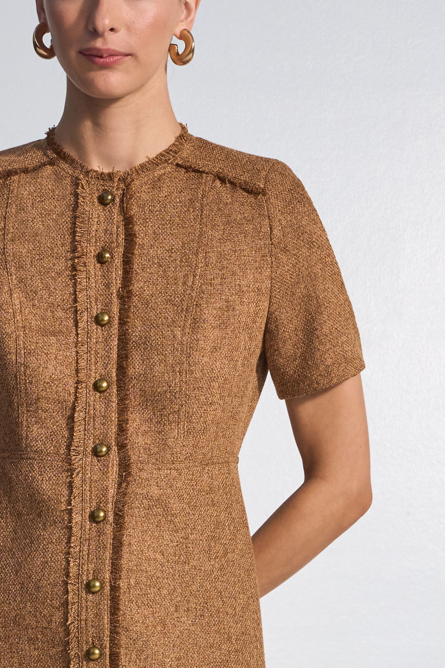 banter dress - toffee