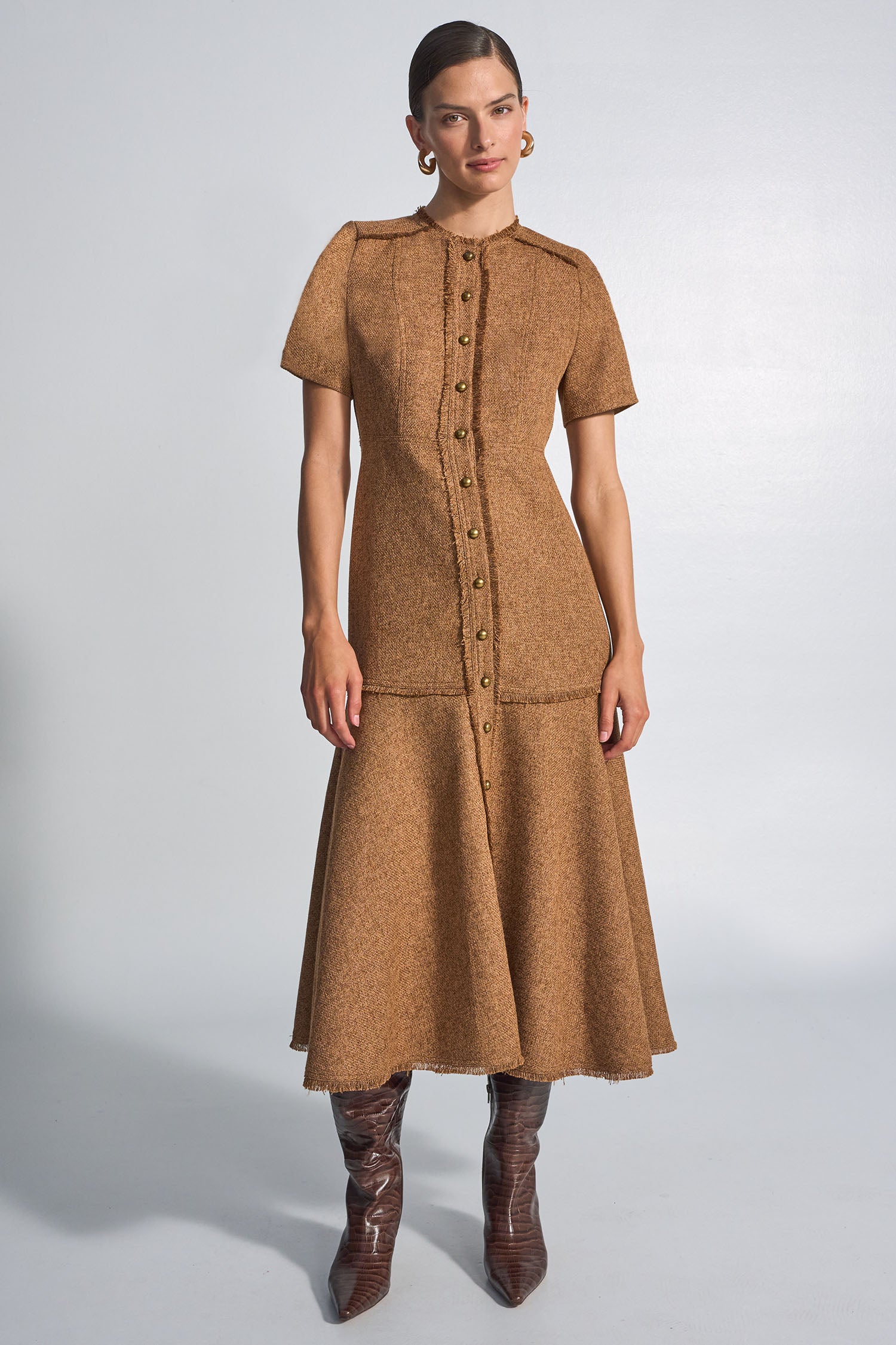 banter dress - toffee