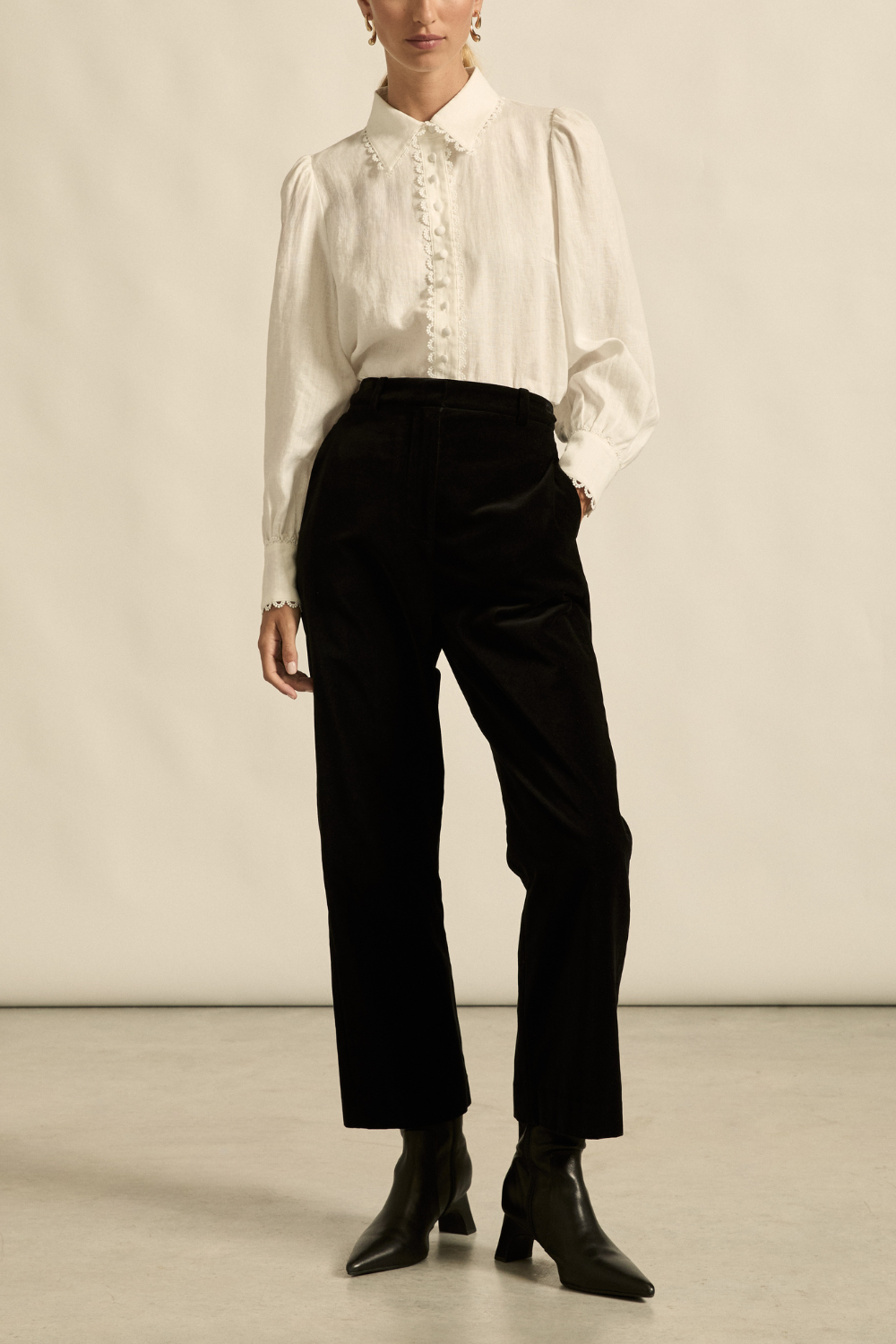 beckon top - cream