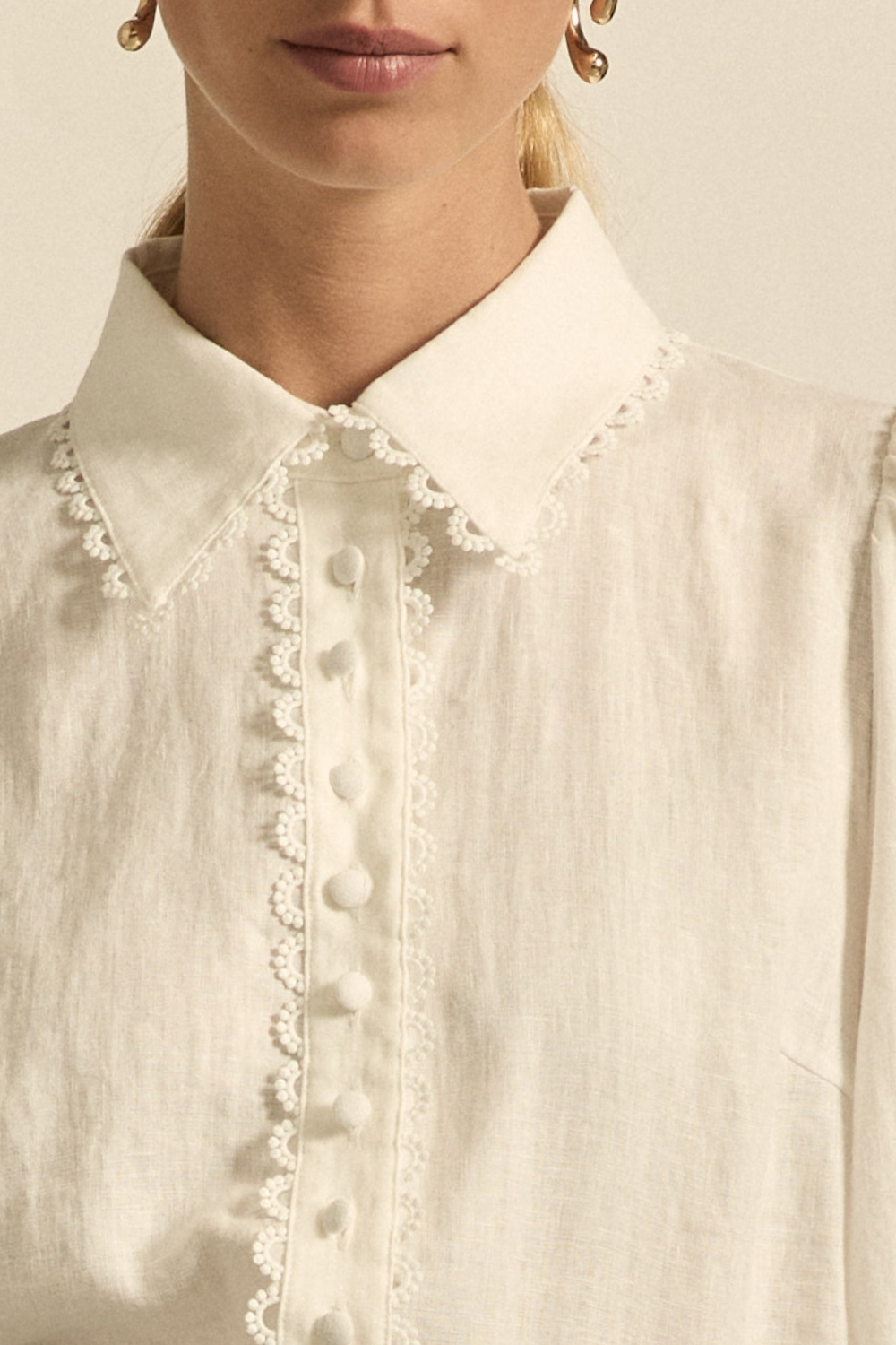 beckon top - cream