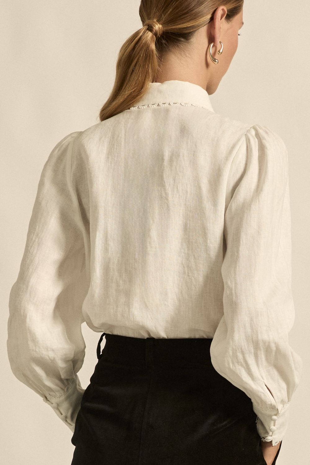 beckon top - cream