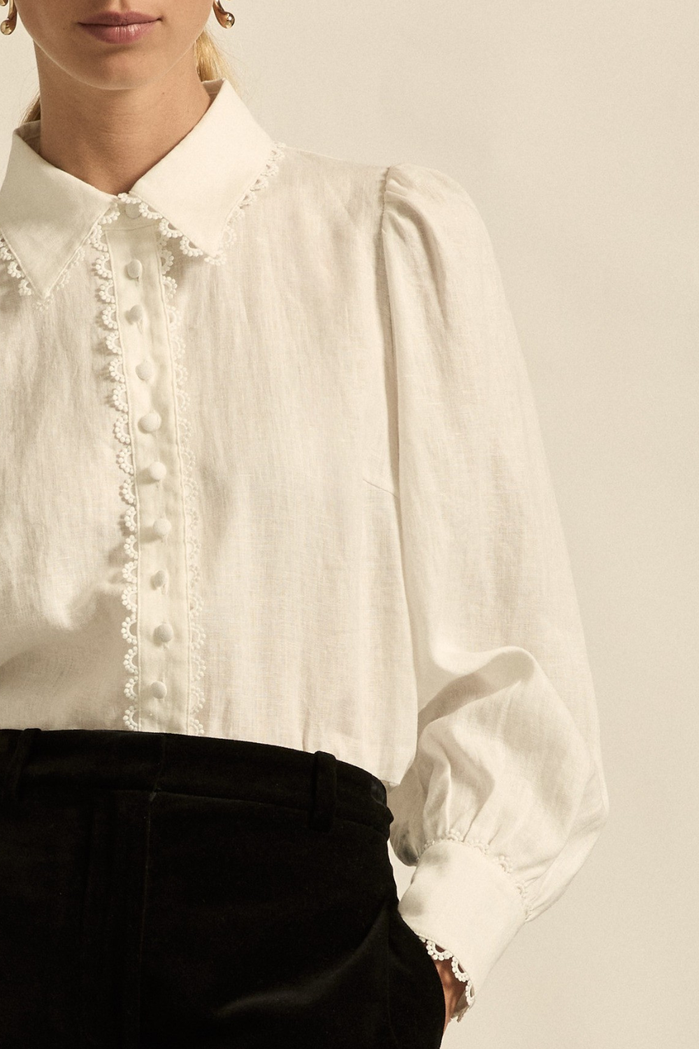beckon top - cream