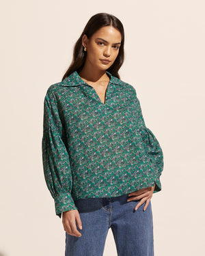 bounty top - juniper floral