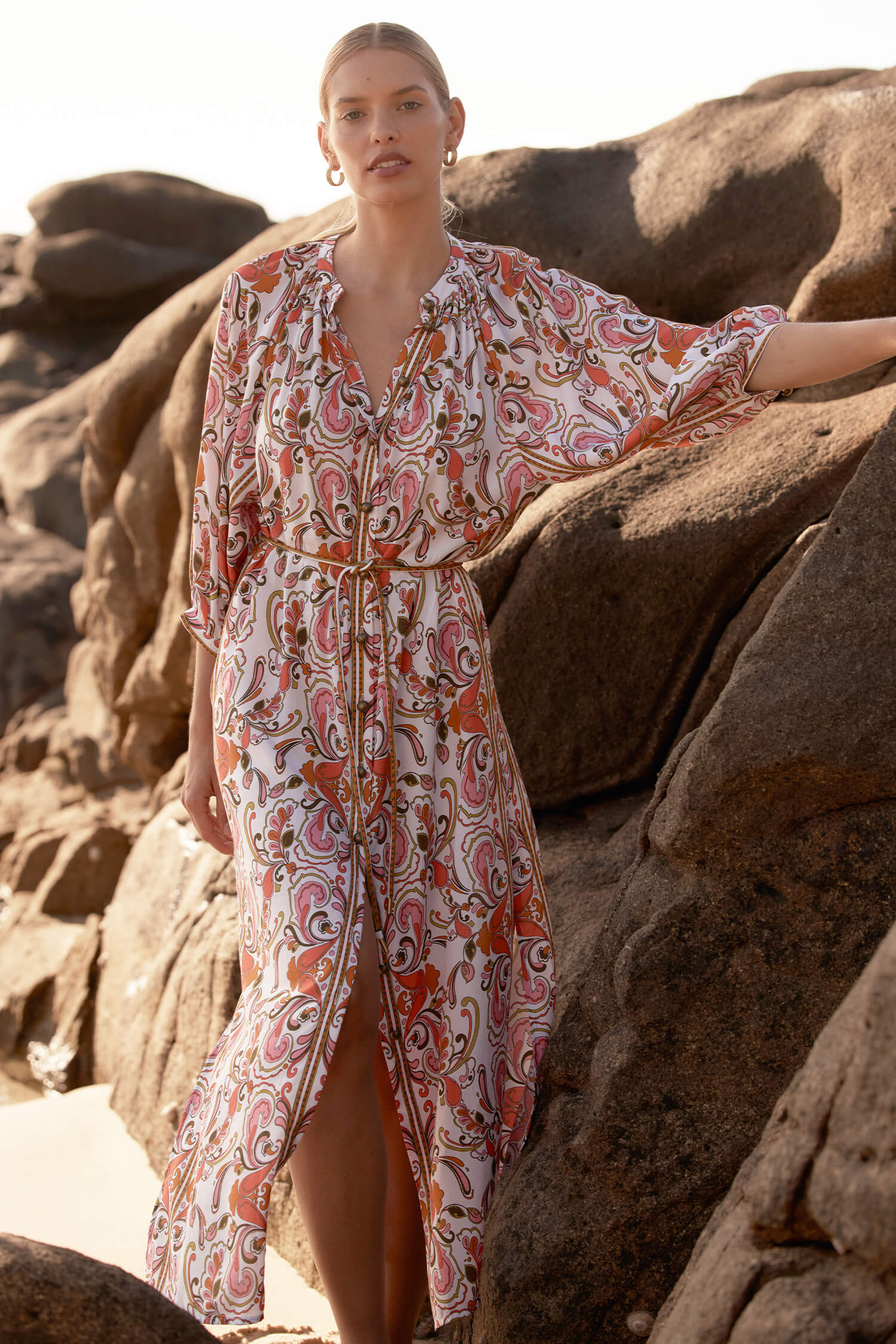 Bravura Maxi Dress - petal mirage|  zoe kratzmann| considered design