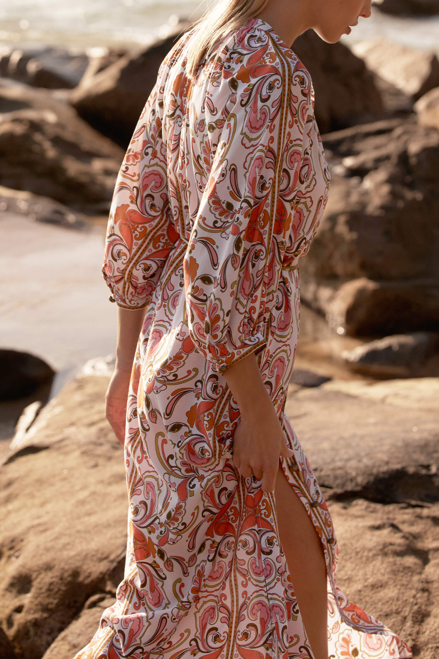 Bravura Maxi Dress - petal mirage|  zoe kratzmann| considered design