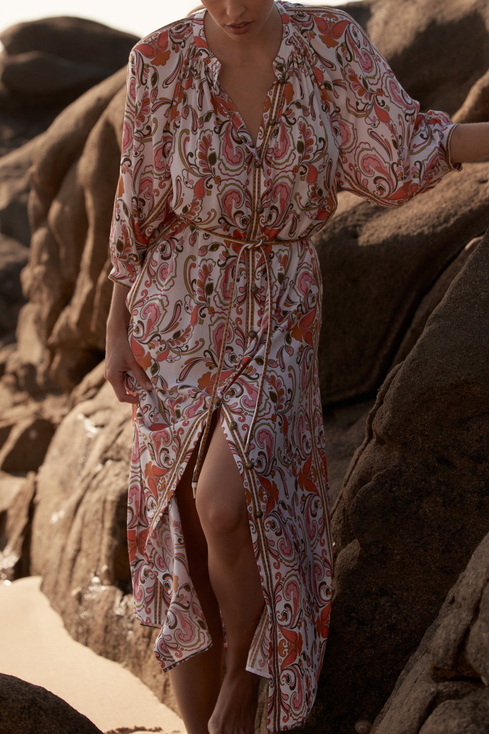 Bravura Maxi Dress - petal mirage|  zoe kratzmann| considered design