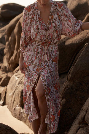Bravura Maxi Dress - petal mirage|  zoe kratzmann| considered design