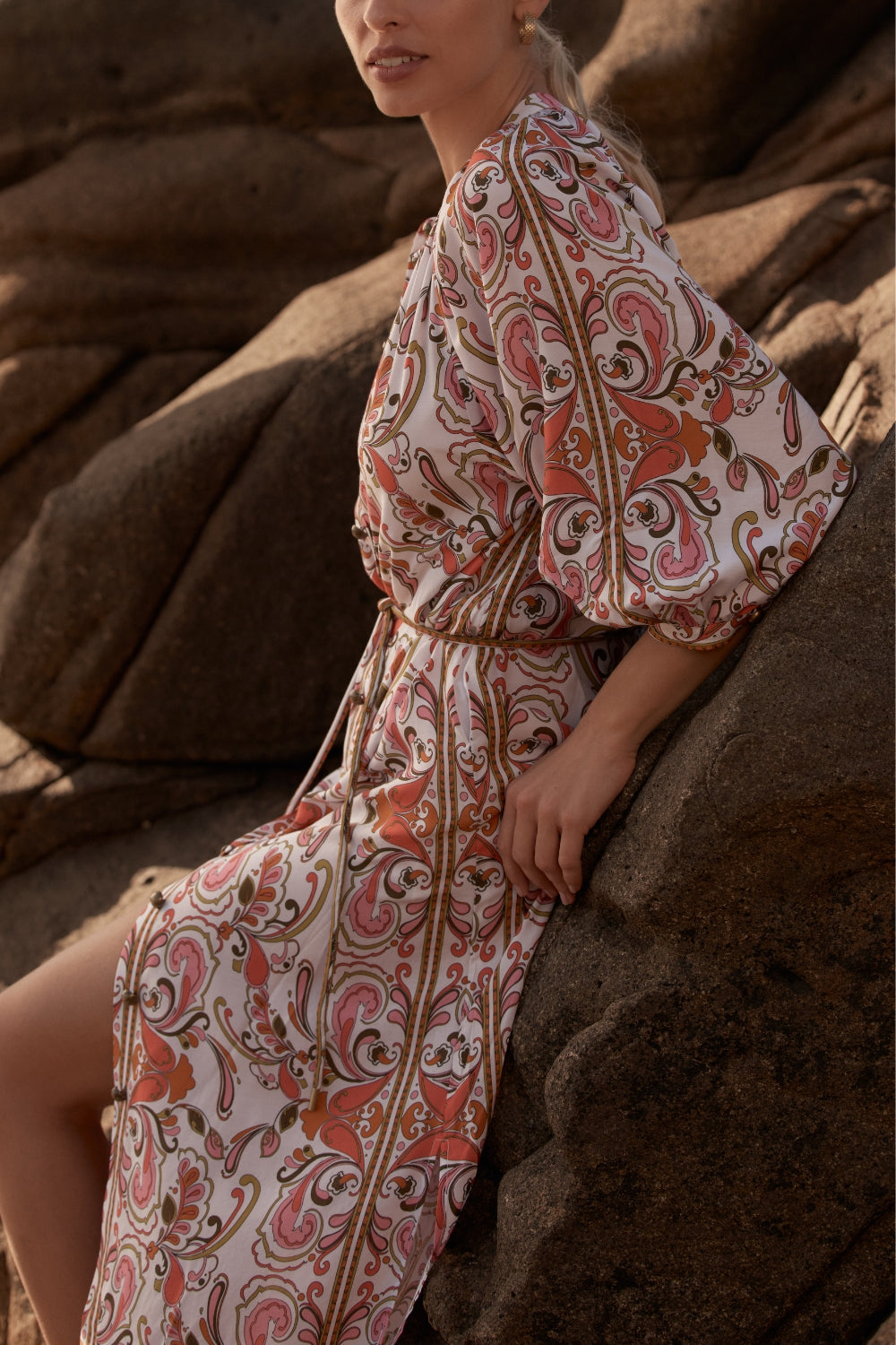 Bravura Maxi Dress - petal mirage|  zoe kratzmann| considered design
