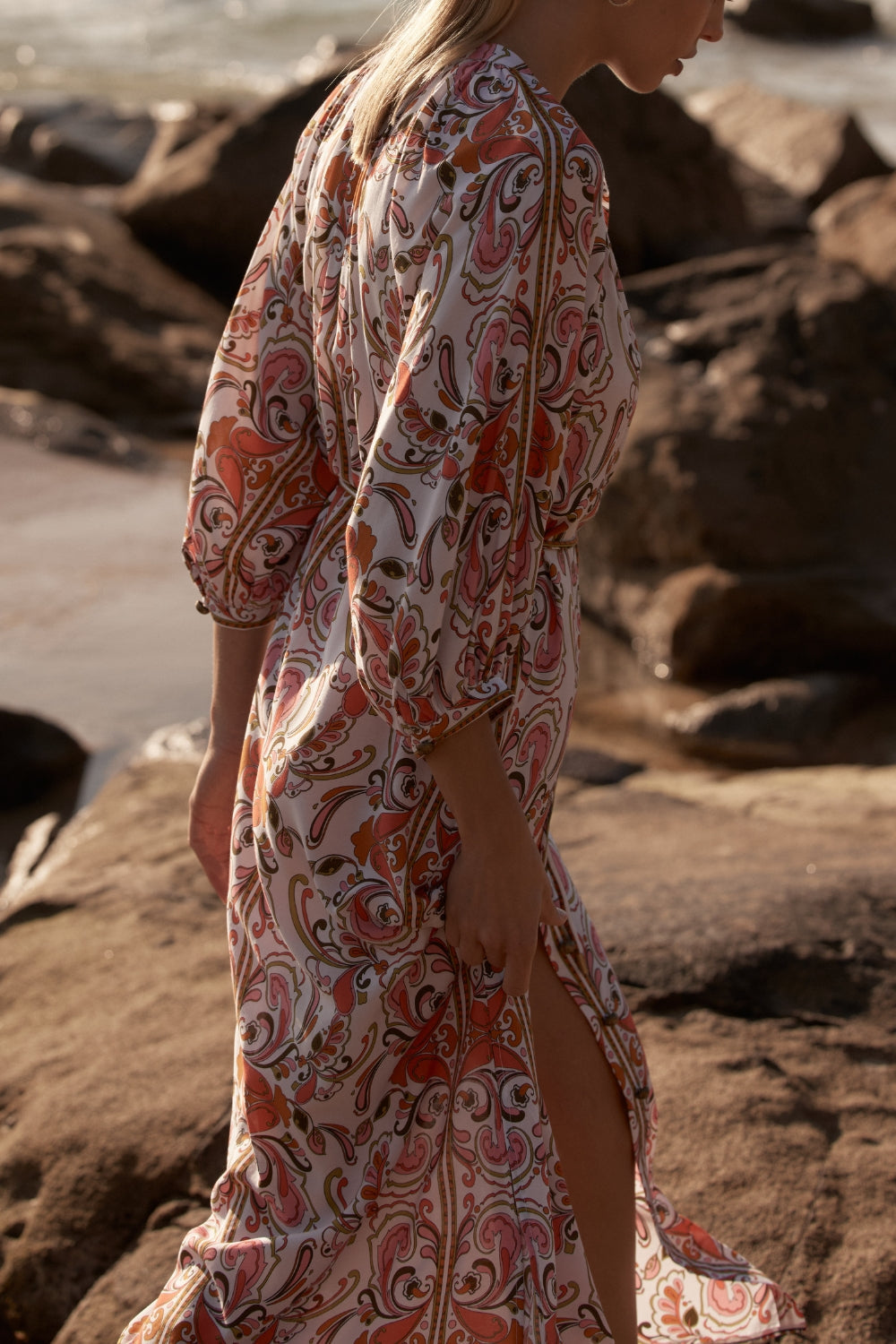 Bravura Maxi Dress - petal mirage|  zoe kratzmann| considered design