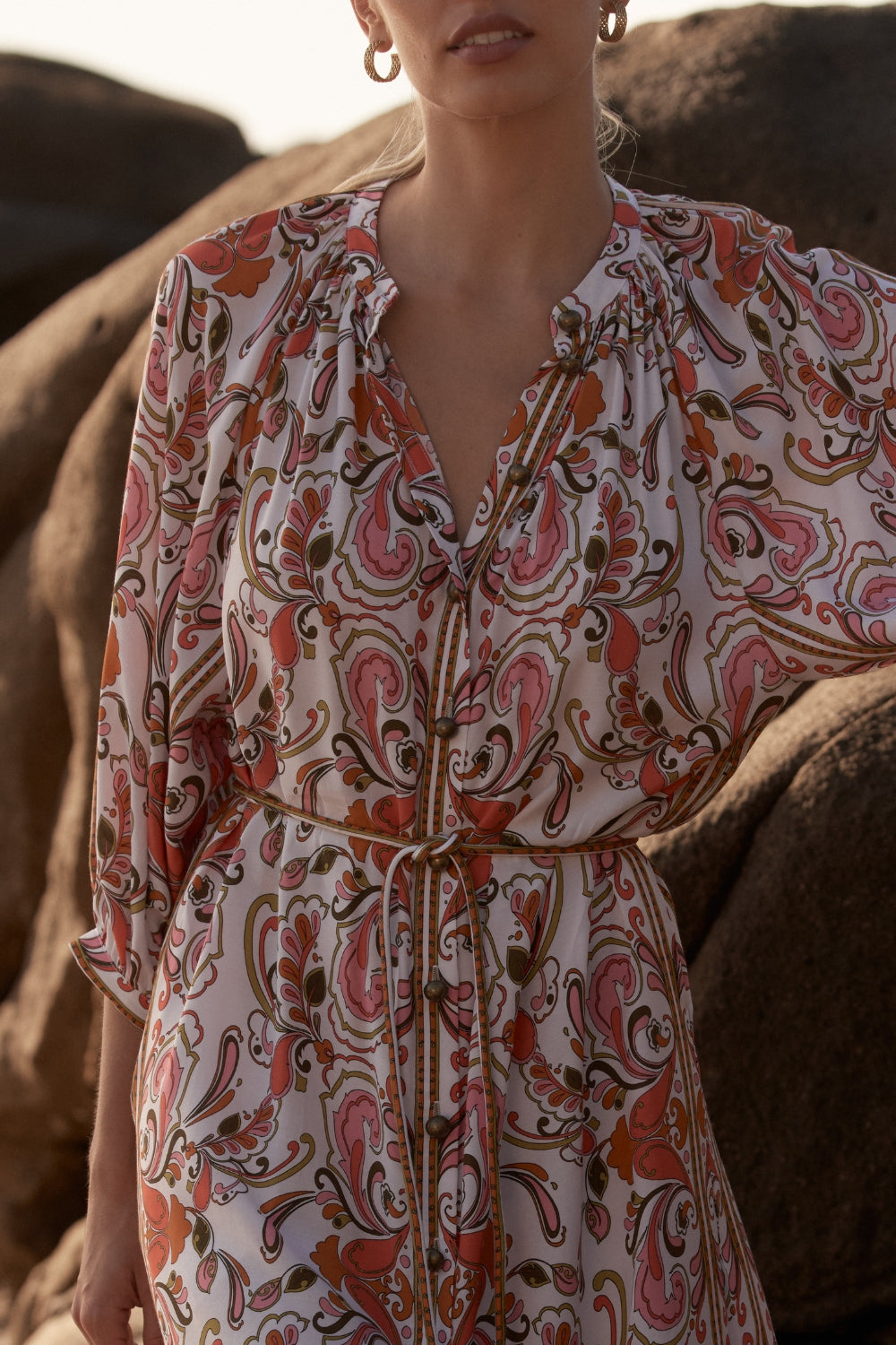 Bravura Maxi Dress - petal mirage|  zoe kratzmann| considered design