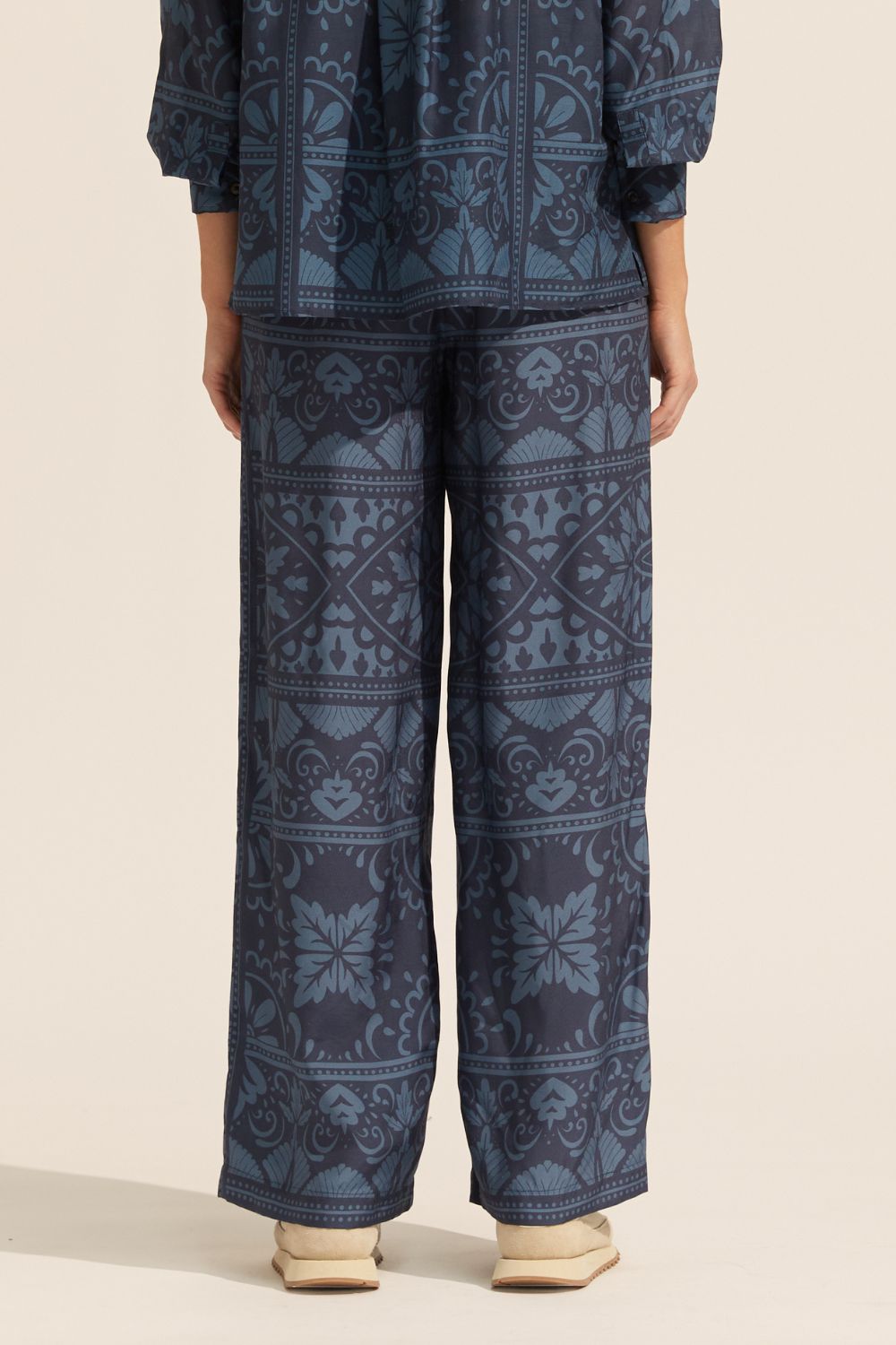 breeze pant - indigo mosaic