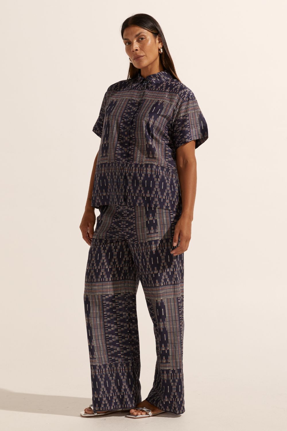 breeze pant - midnight aztec