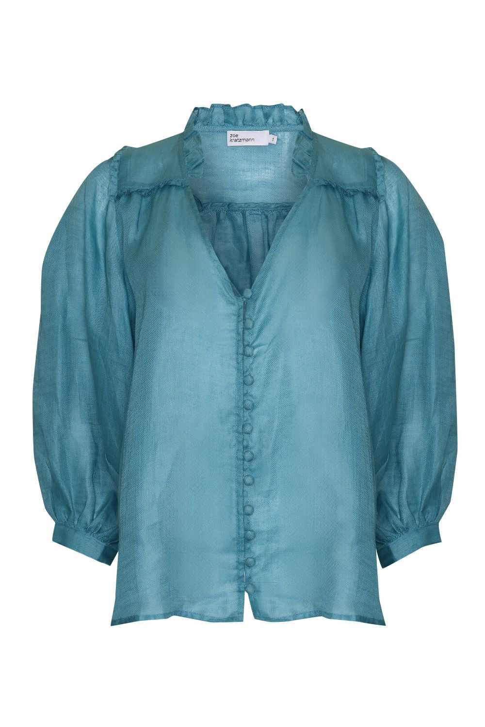 brigade top - seablue
