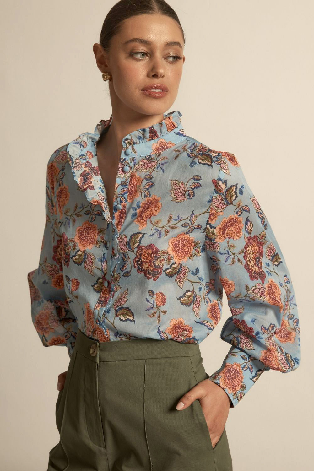 brim top - twilight bloom|  zoe kratzmann| considered design