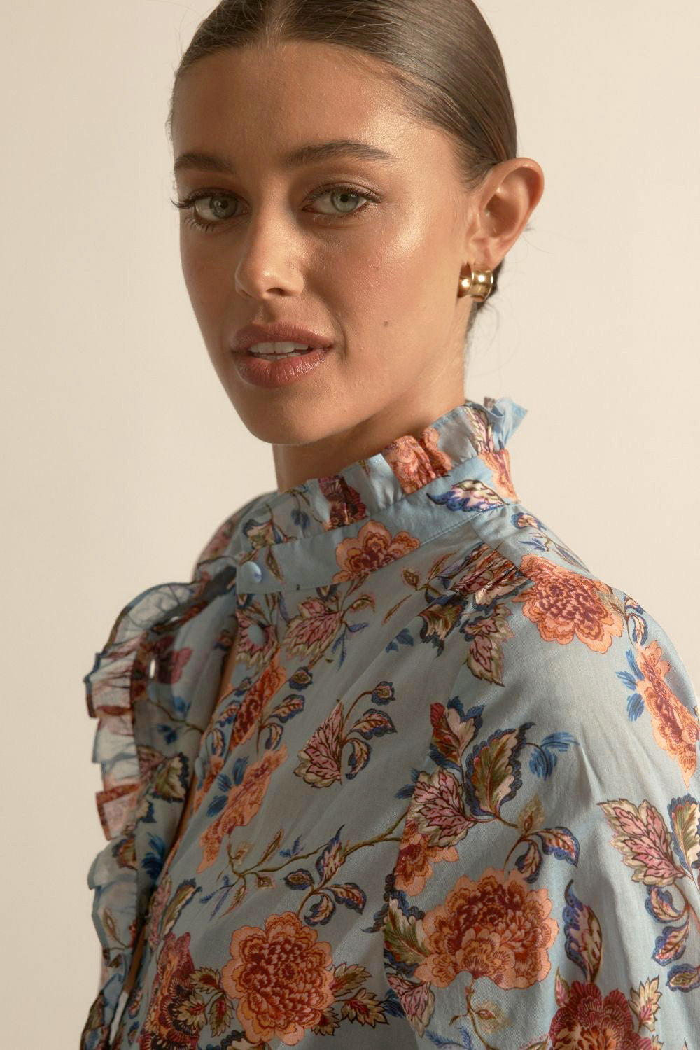 brim top - twilight bloom|  zoe kratzmann| considered design