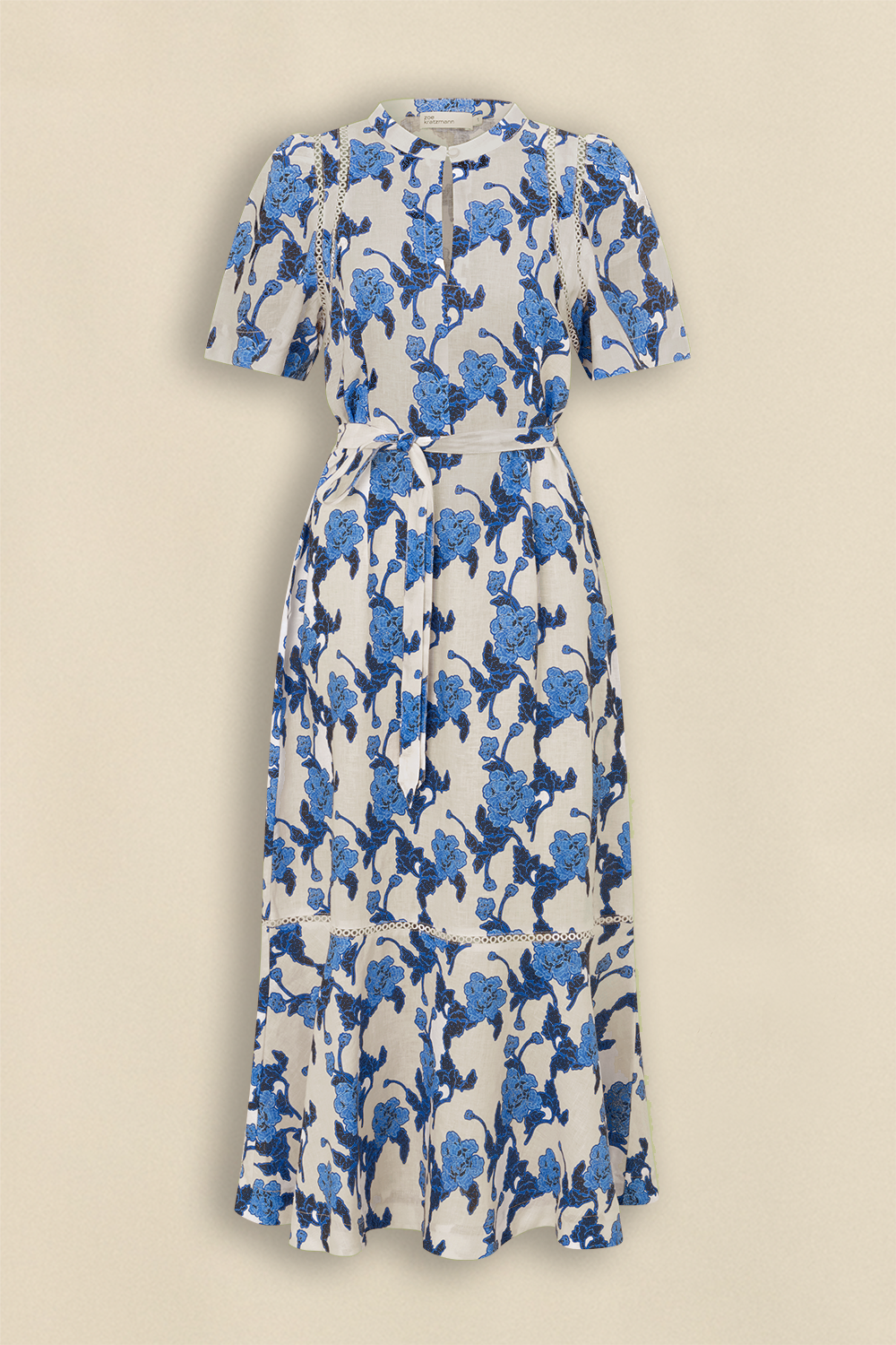 cable dress - azure bouquet|  zoe kratzmann| considered design