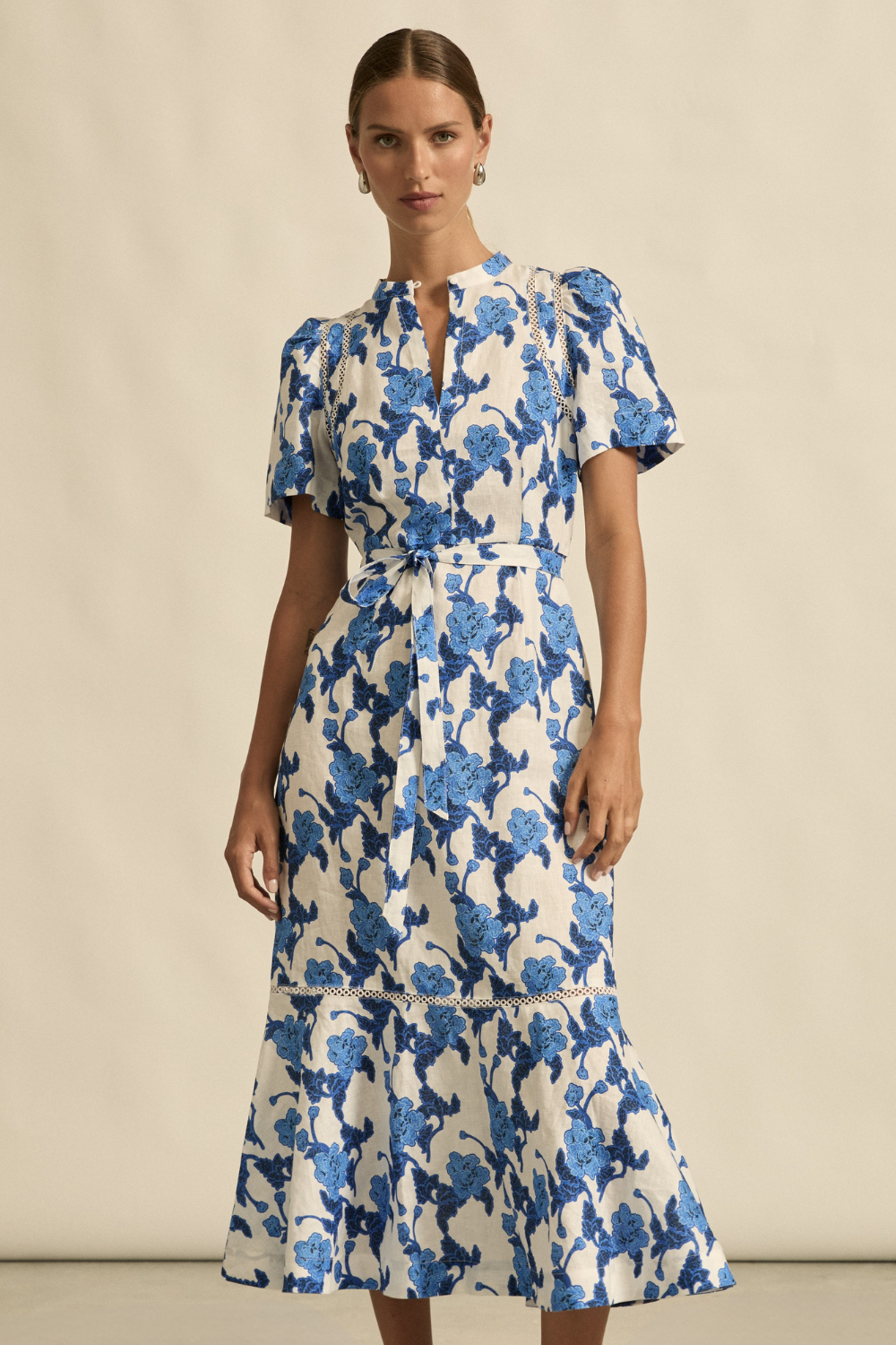 cable dress - azure bouquet|  zoe kratzmann| considered design