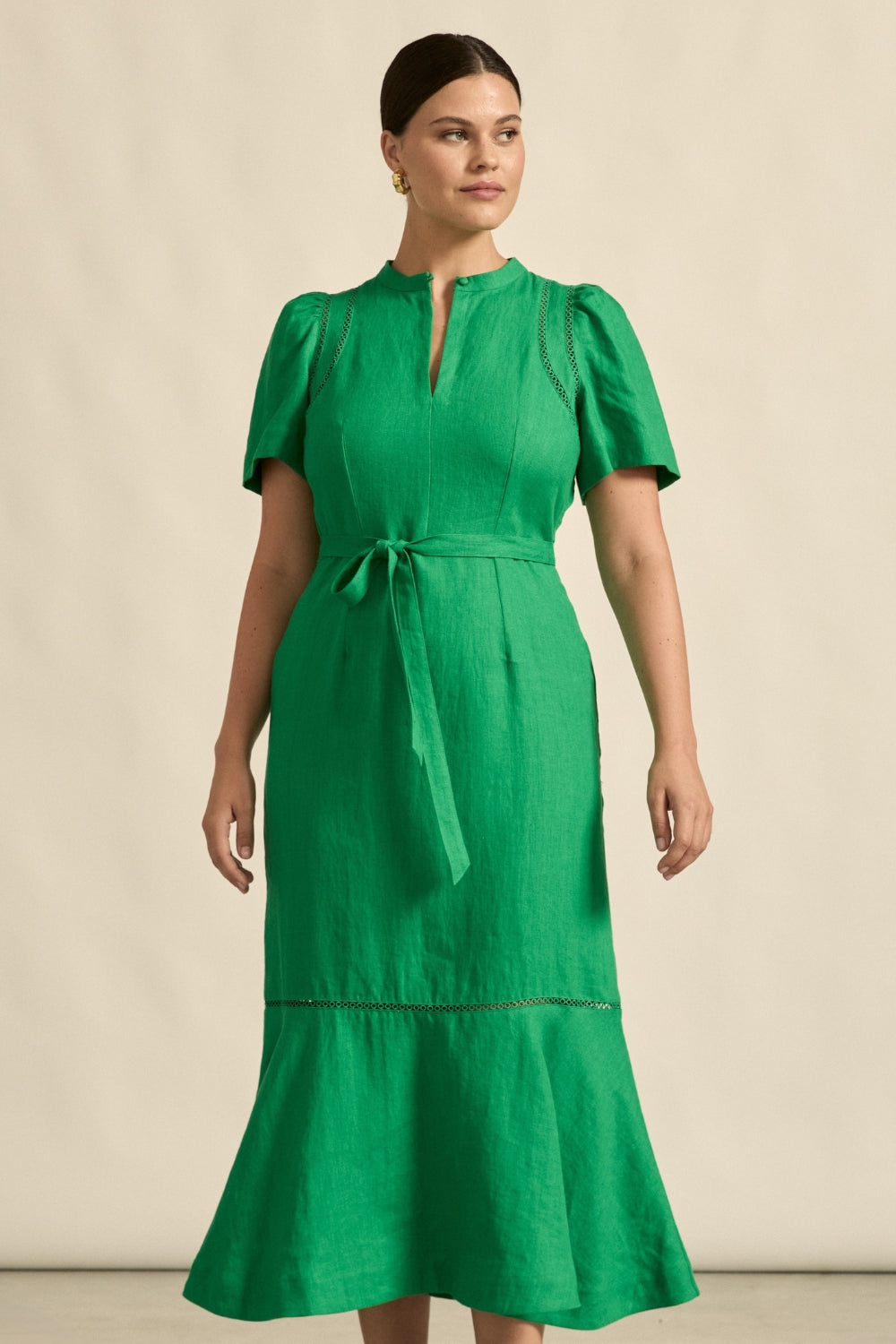 cable dress - parrot|  zoe kratzmann| considered design