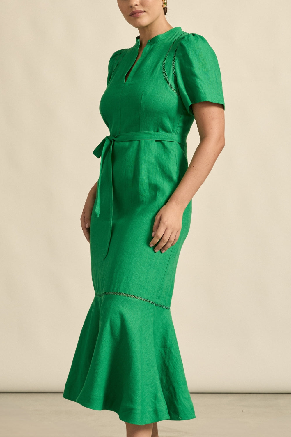 cable dress - parrot|  zoe kratzmann| considered design