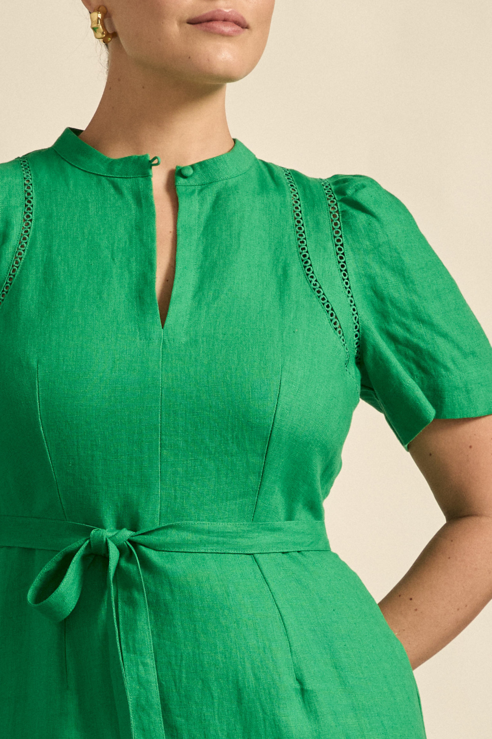 cable dress - parrot|  zoe kratzmann| considered design