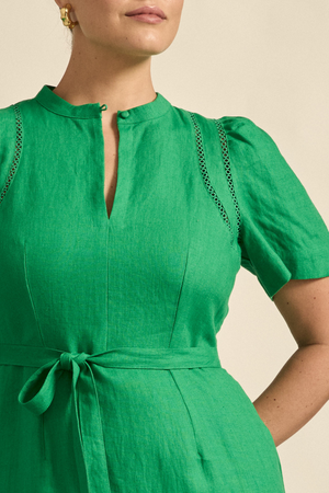 cable dress - parrot|  zoe kratzmann| considered design