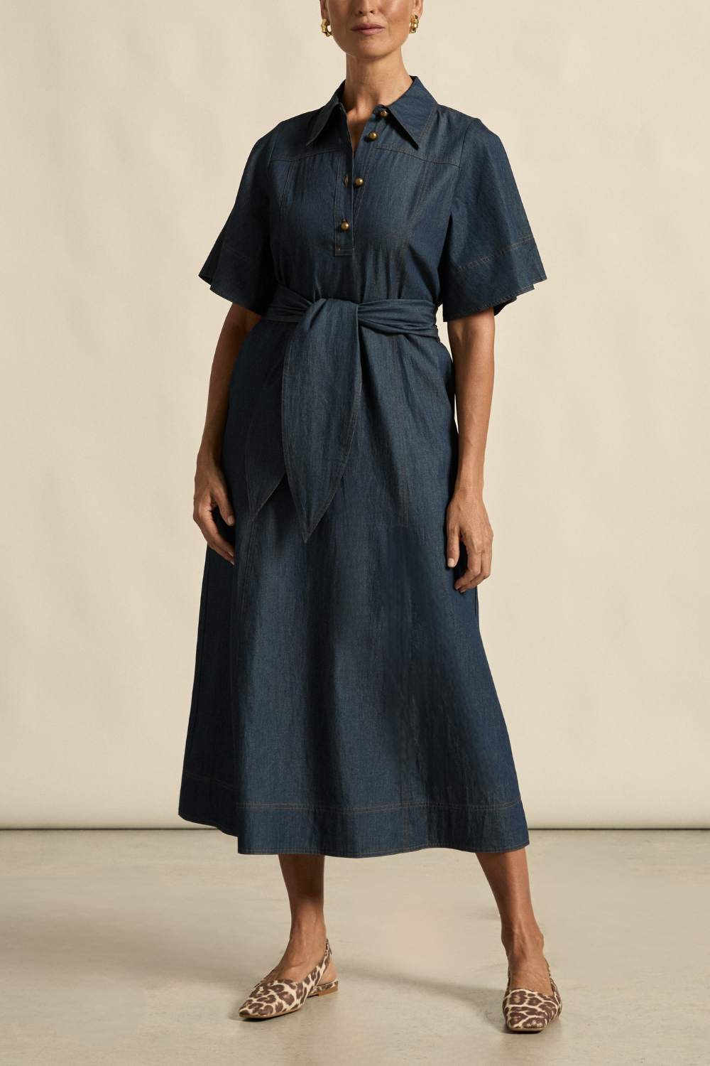 cameo dress - dark chambray|  zoe kratzmann| considered design