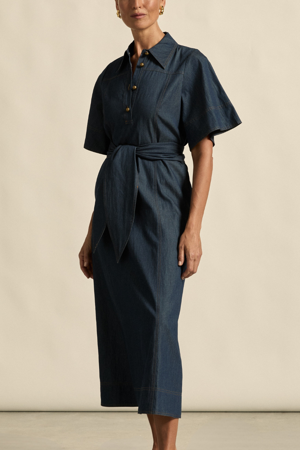 cameo dress - dark chambray|  zoe kratzmann| considered design