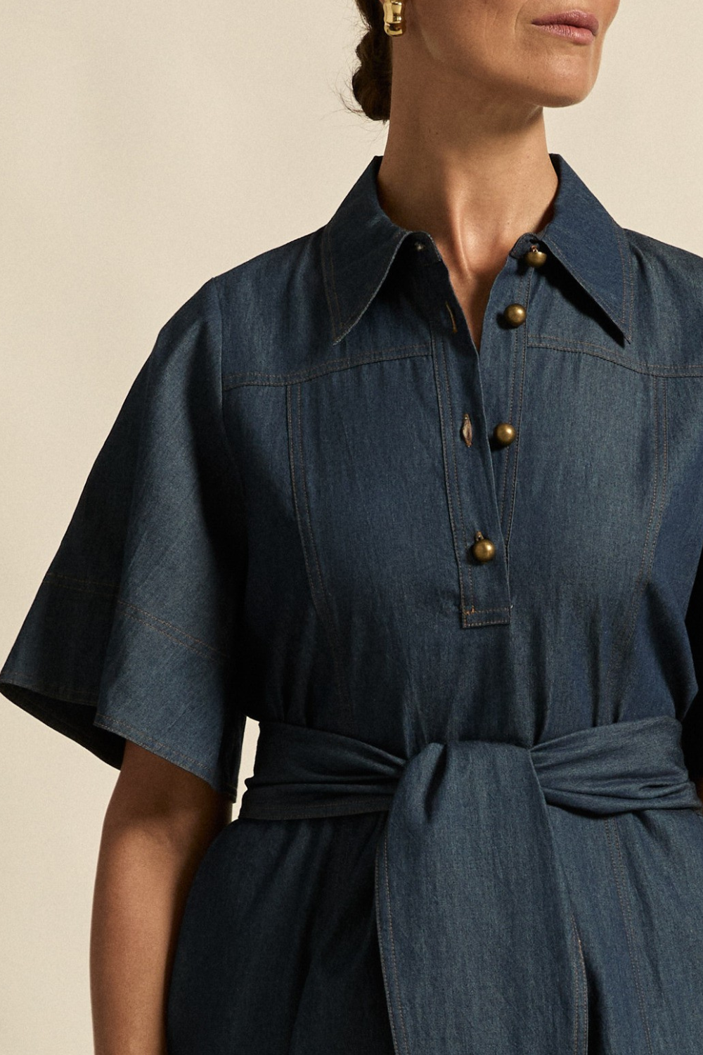 cameo dress - dark chambray|  zoe kratzmann| considered design
