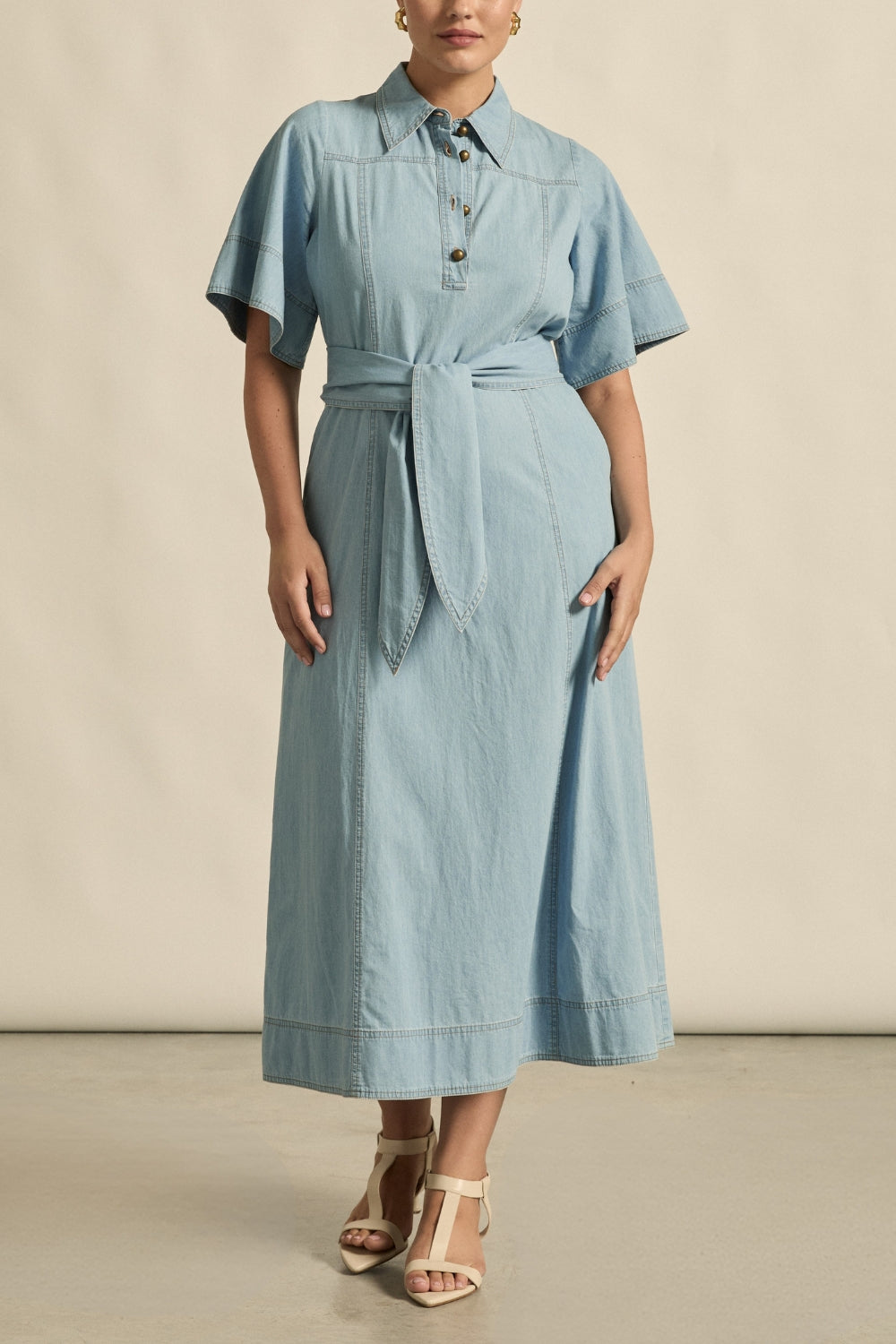 cameo dress - light chambray|  zoe kratzmann| considered design