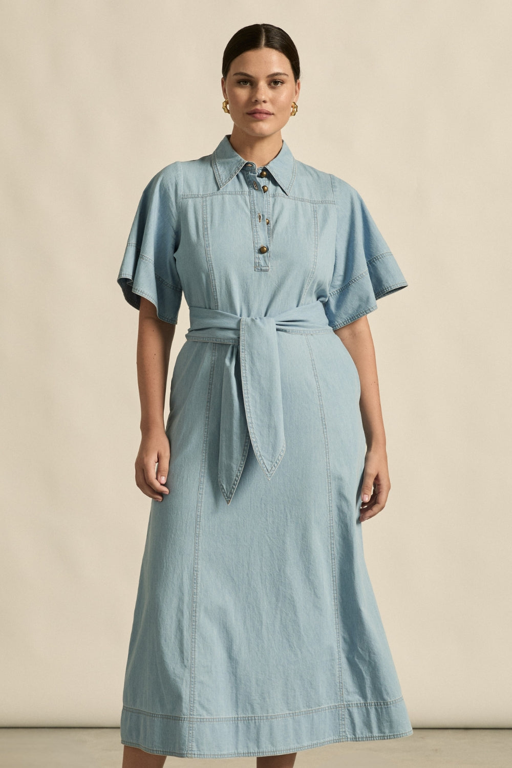 cameo dress - light chambray|  zoe kratzmann| considered design