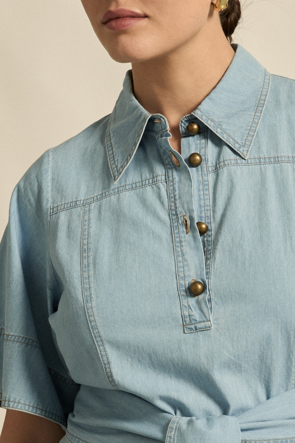 cameo dress - light chambray|  zoe kratzmann| considered design