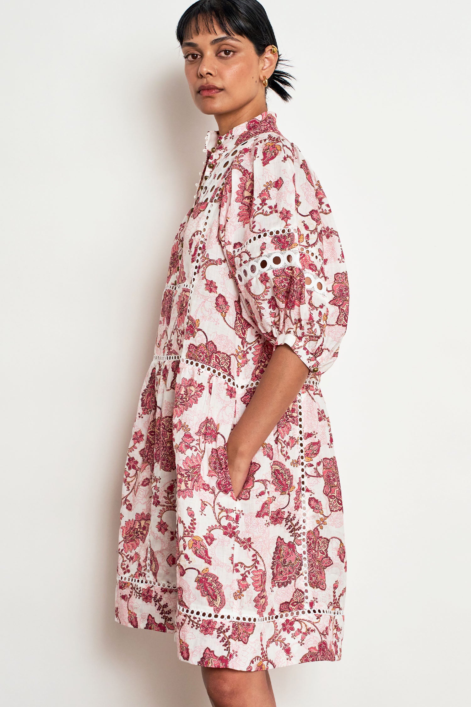 capture dress - rose paisley